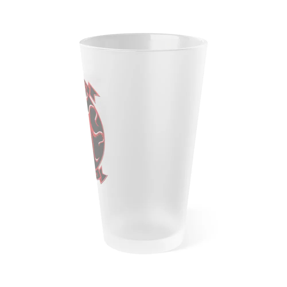 MALS 11 Devilfish (USMC) Frosted Pint Glass 16oz-Go Mug Yourself