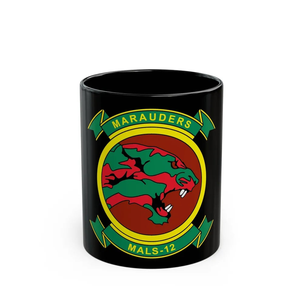 MALS 12 Marauders (USMC) Black Coffee Mug-11oz-Go Mug Yourself