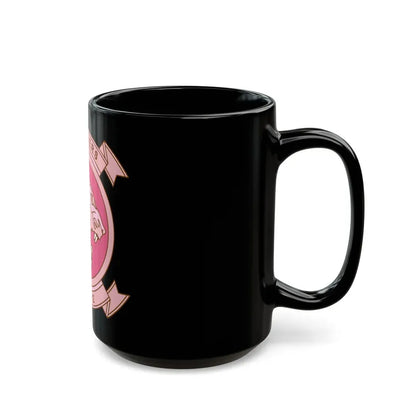 MALS 12 Wives Club PINK (USMC) Black Coffee Mug - Go Mug Yourself