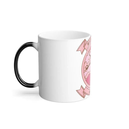 MALS 12 Wives Club PINK (USMC) Color Changing Mug 11oz-Go Mug Yourself