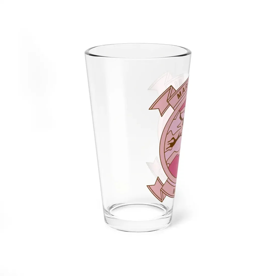 MALS 12 Wives Club PINK (USMC) Pint Glass 16oz - Go Mug Yourself