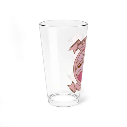 MALS 12 Wives Club PINK (USMC) Pint Glass 16oz - Go Mug Yourself