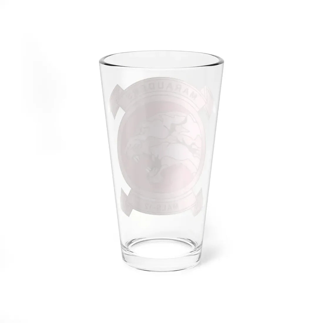 MALS 12 Wives Club PINK (USMC) Pint Glass 16oz - Go Mug Yourself