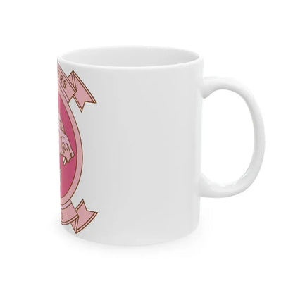 MALS 12 Wives Club PINK (USMC) White Coffee Mug - Go Mug Yourself