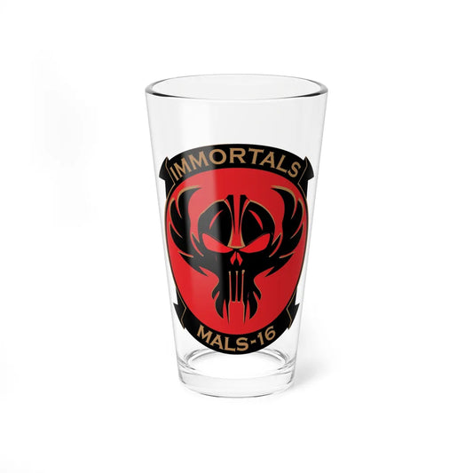 MALS 16 Immortals (USMC) Pint Glass 16oz-16oz-Go Mug Yourself