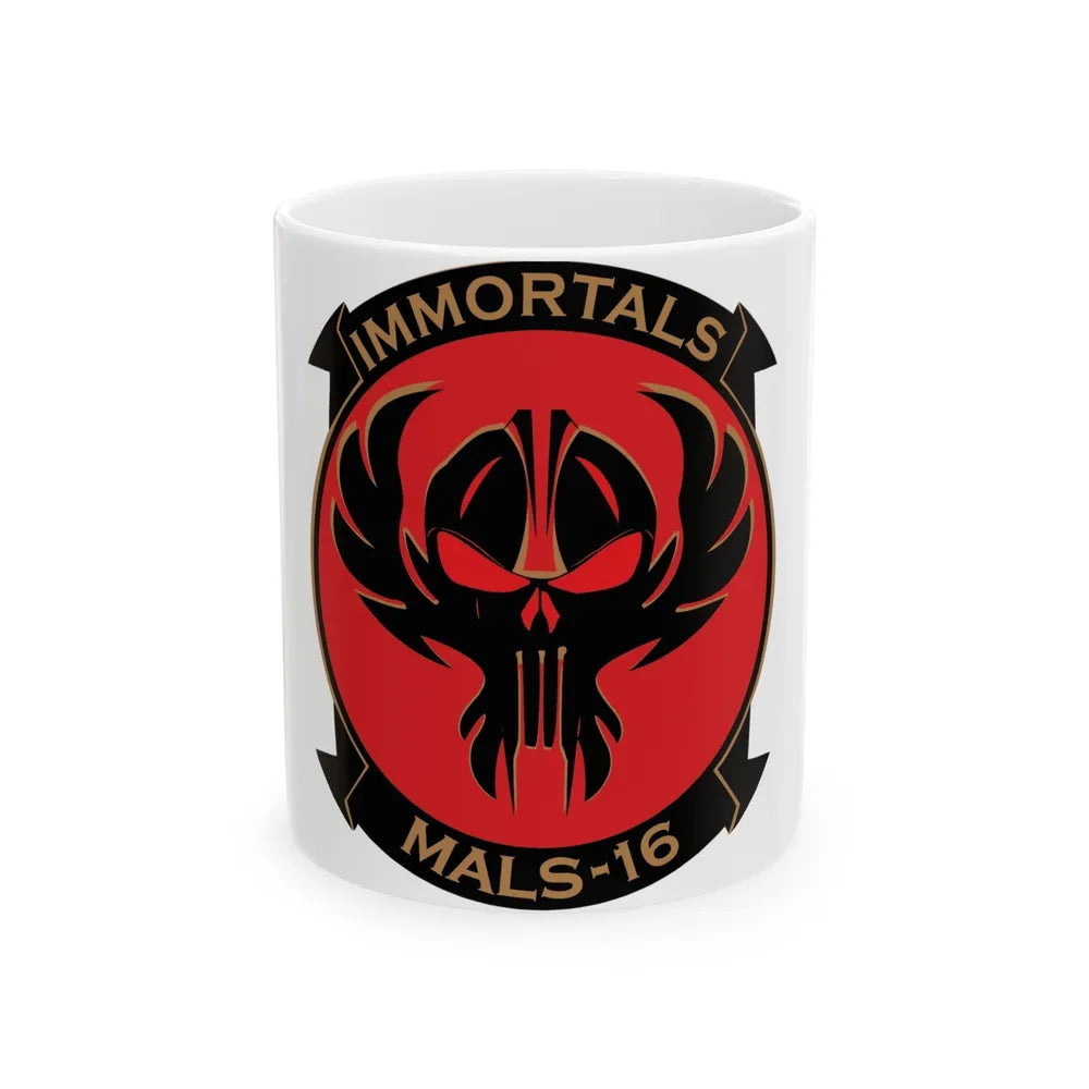 MALS 16 Immortals (USMC) White Coffee Mug-11oz-Go Mug Yourself