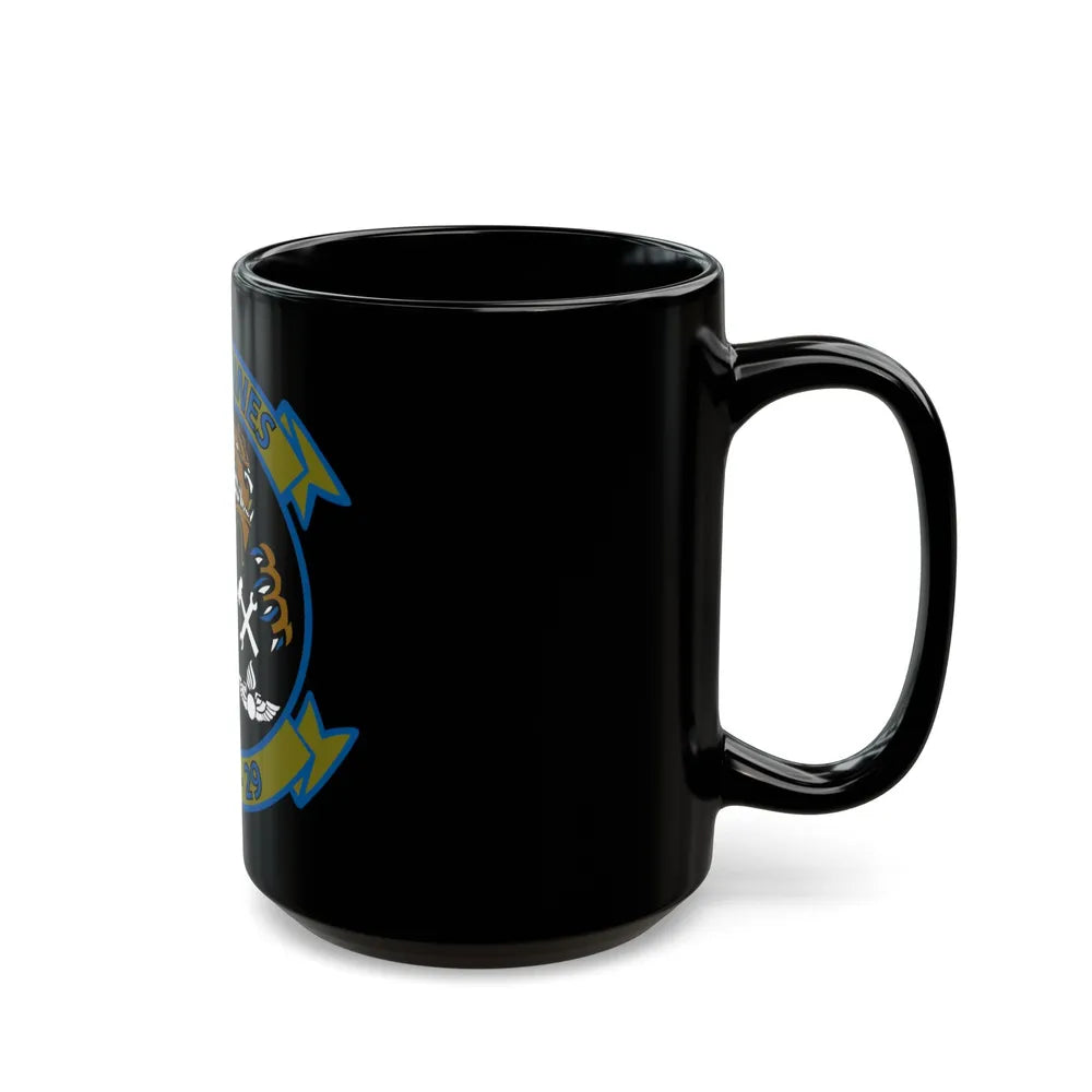 MALS 29 Wolverines (USMC) Black Coffee Mug-Go Mug Yourself