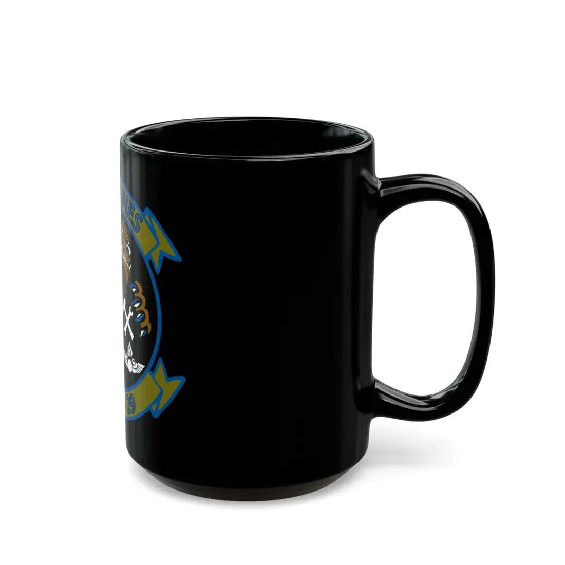 MALS 29 Wolverines (USMC) Black Coffee Mug - Go Mug Yourself