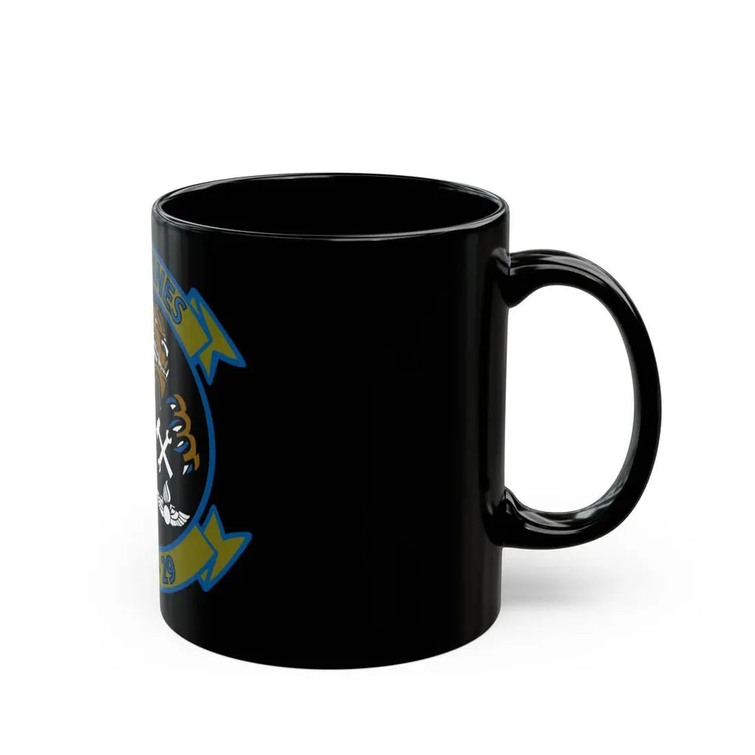 MALS 29 Wolverines (USMC) Black Coffee Mug - Go Mug Yourself