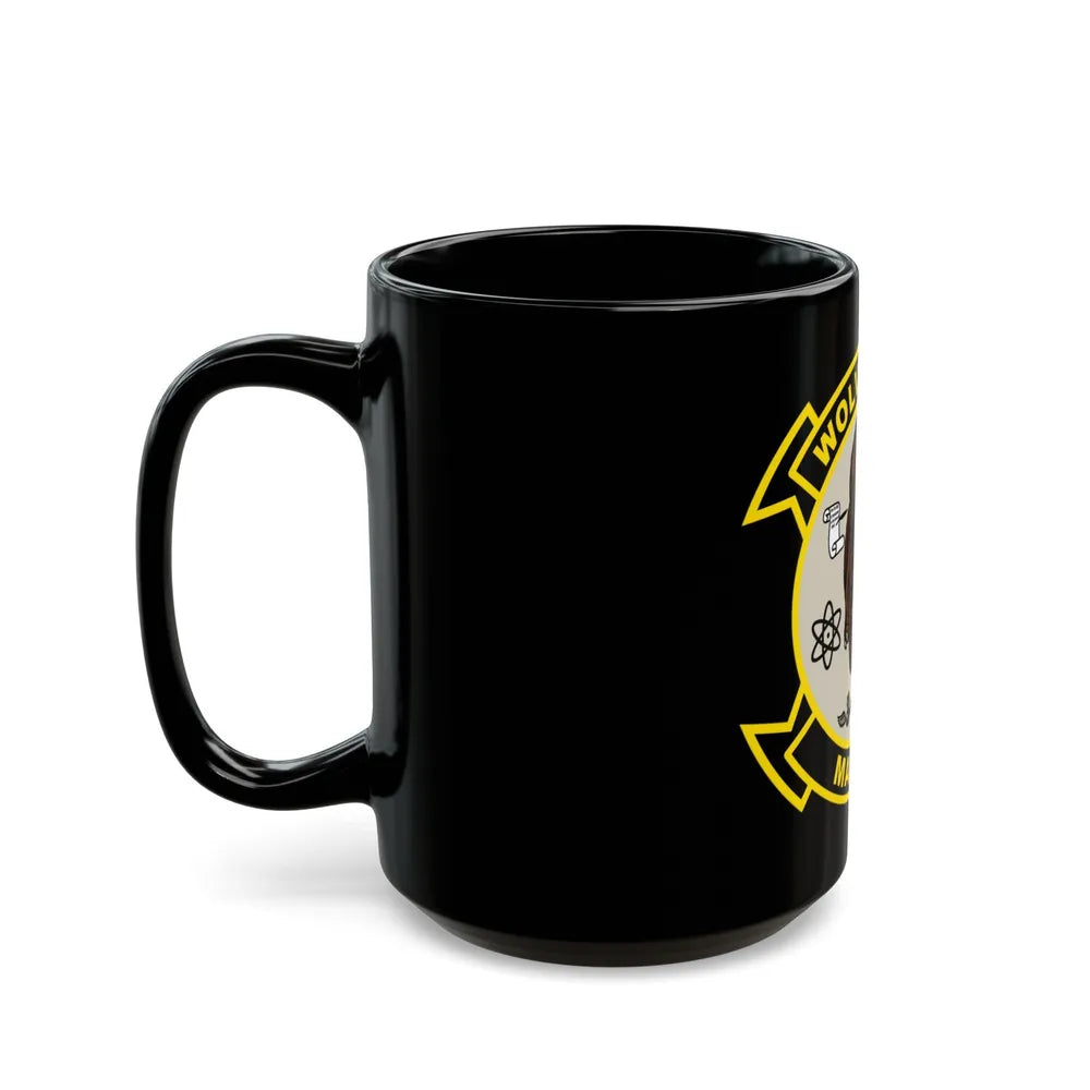 MALS 29 Wolverines v2 (USMC) Black Coffee Mug-Go Mug Yourself