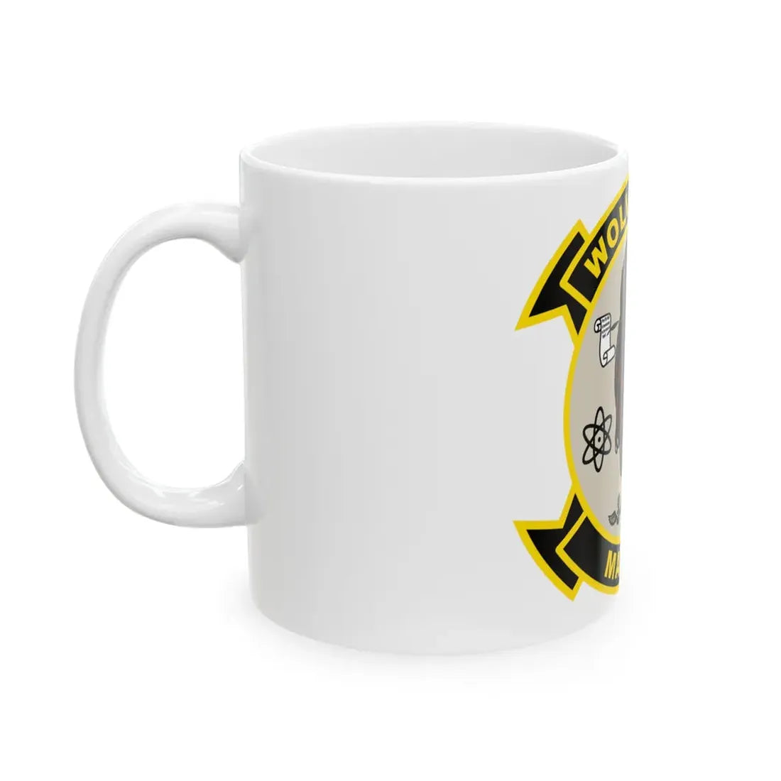 MALS 29 Wolverines v2 (USMC) White Coffee Mug - Go Mug Yourself
