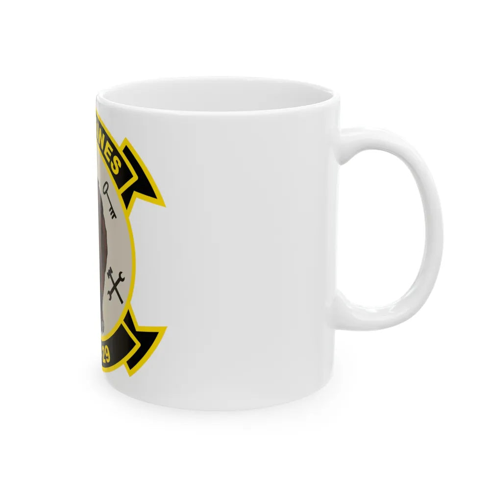 MALS 29 Wolverines v2 (USMC) White Coffee Mug-Go Mug Yourself