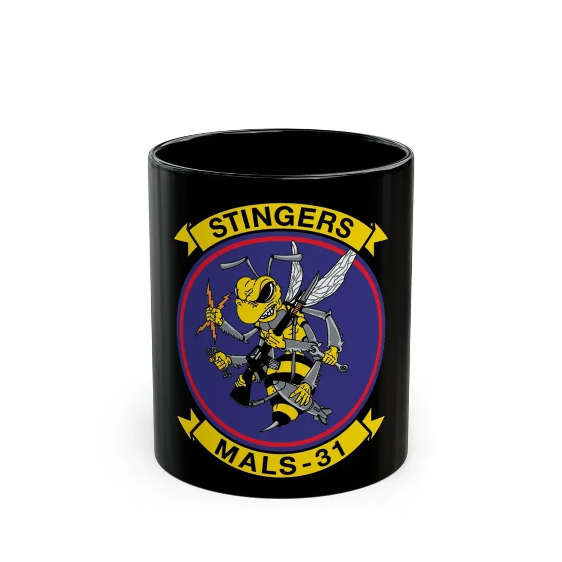 MALS 31 NEW 09 (USMC) Black Coffee Mug 11oz - Go Mug Yourself