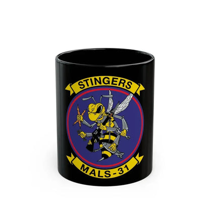 MALS 31 NEW 09 (USMC) Black Coffee Mug 11oz - Go Mug Yourself