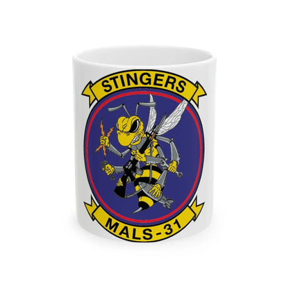 MALS 31 NEW 09 (USMC) White Coffee Mug-11oz-Go Mug Yourself