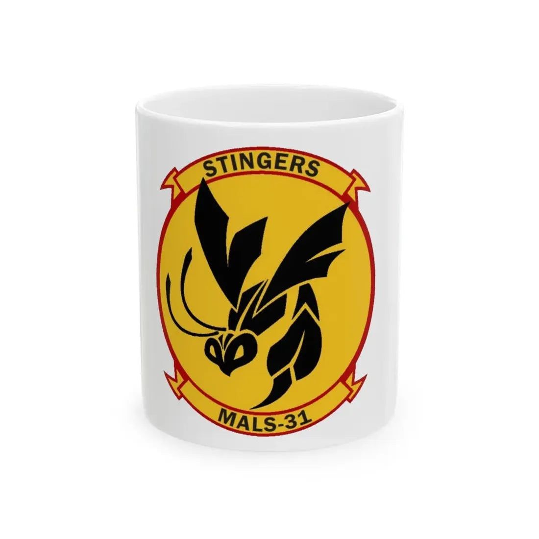 MALS 31 Stingers (USMC) White Coffee Mug 11oz - Go Mug Yourself