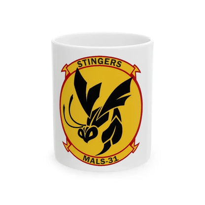 MALS 31 Stingers (USMC) White Coffee Mug 11oz - Go Mug Yourself