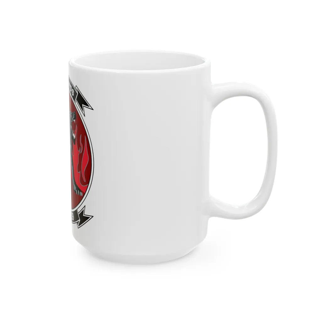 MALS 39 Hellhounds (USMC) White Coffee Mug-Go Mug Yourself