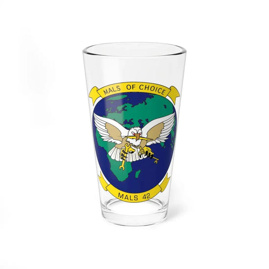 MALS 42 (USMC) Pint Glass 16oz 16oz - Go Mug Yourself