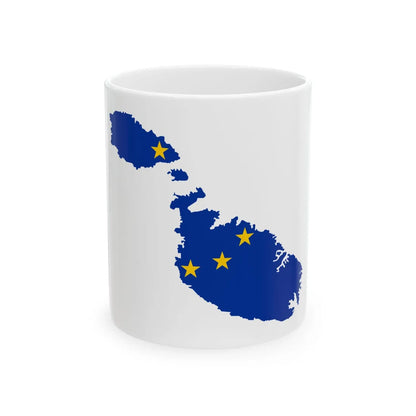 Malta EU (Malta) White Coffee Mug 11oz - Go Mug Yourself