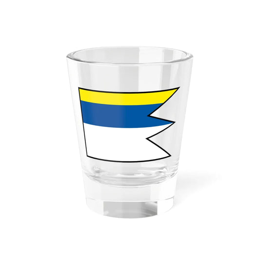 Maly Cetin Nitra Flag (Slovakia) Shot Glass 1.5oz 1.5oz - Go Mug Yourself