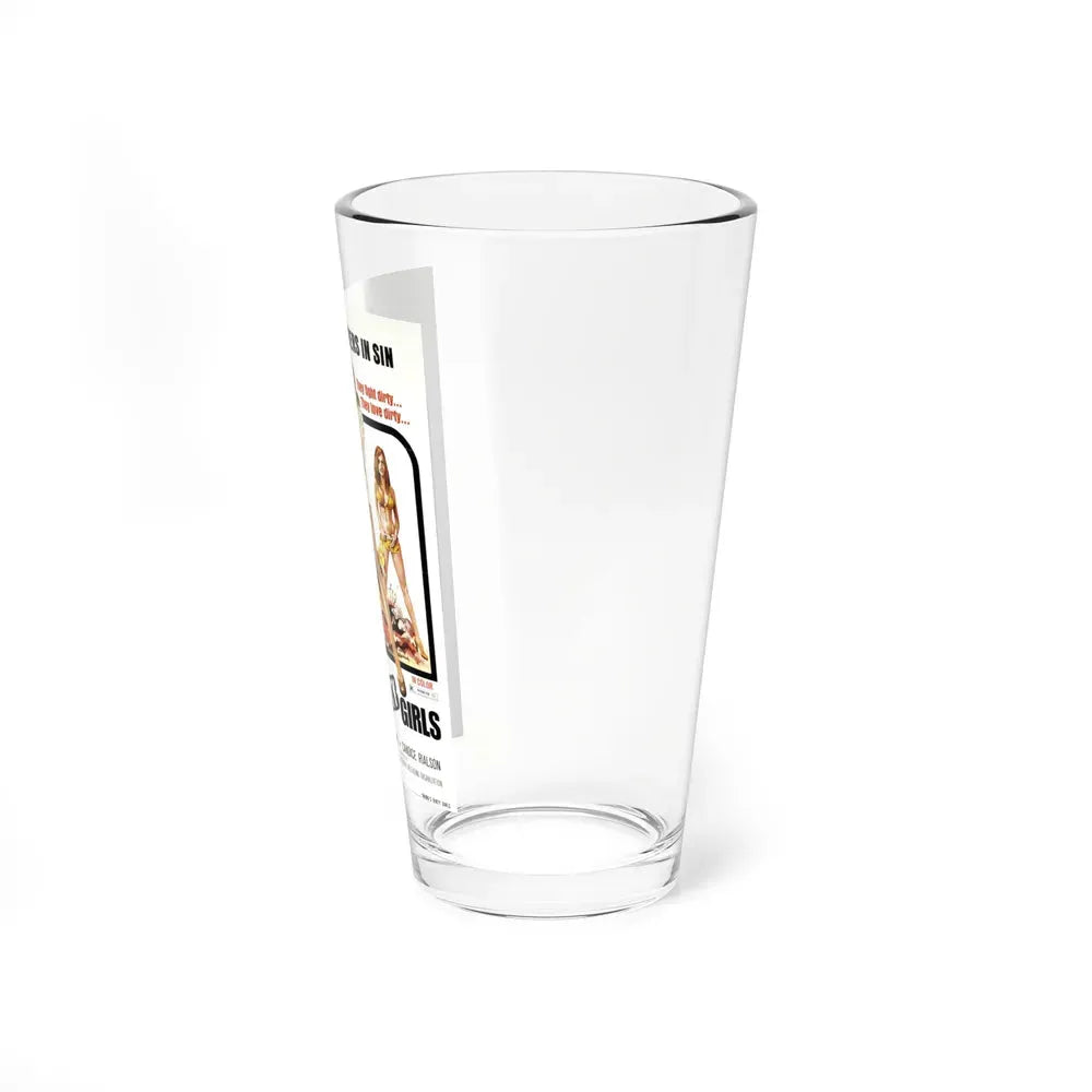 MAMA'S DIRTY GIRLS 1974 Movie Poster - Pint Glass 16oz - Go Mug Yourself