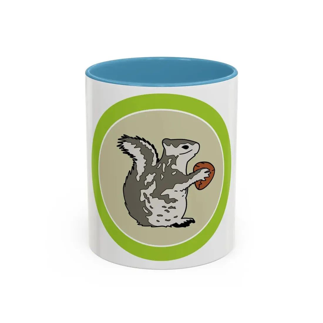 Mammal Study (Boy Scout Merit Badge) Accent Coffee Mug 11oz Light Blue - Go Mug Yourself