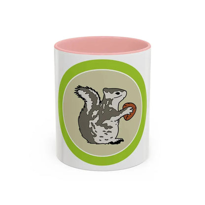 Mammal Study (Boy Scout Merit Badge) Accent Coffee Mug 11oz Pink - Go Mug Yourself