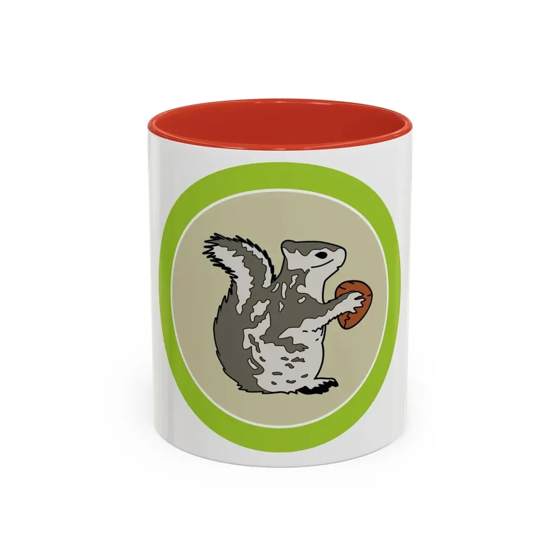Mammal Study (Boy Scout Merit Badge) Accent Coffee Mug 11oz Red - Go Mug Yourself