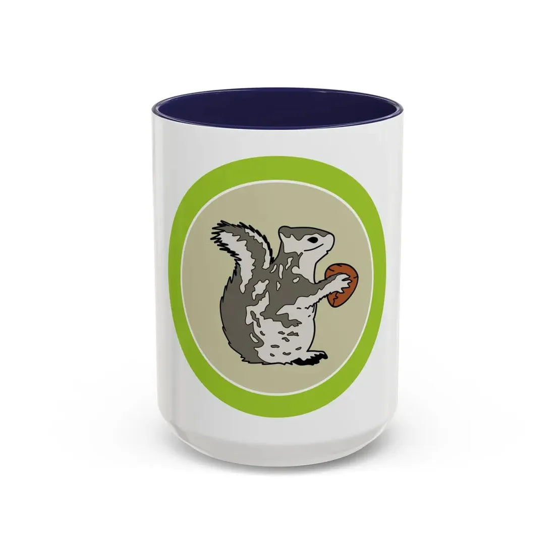 Mammal Study (Boy Scout Merit Badge) Accent Coffee Mug 15oz Navy - Go Mug Yourself