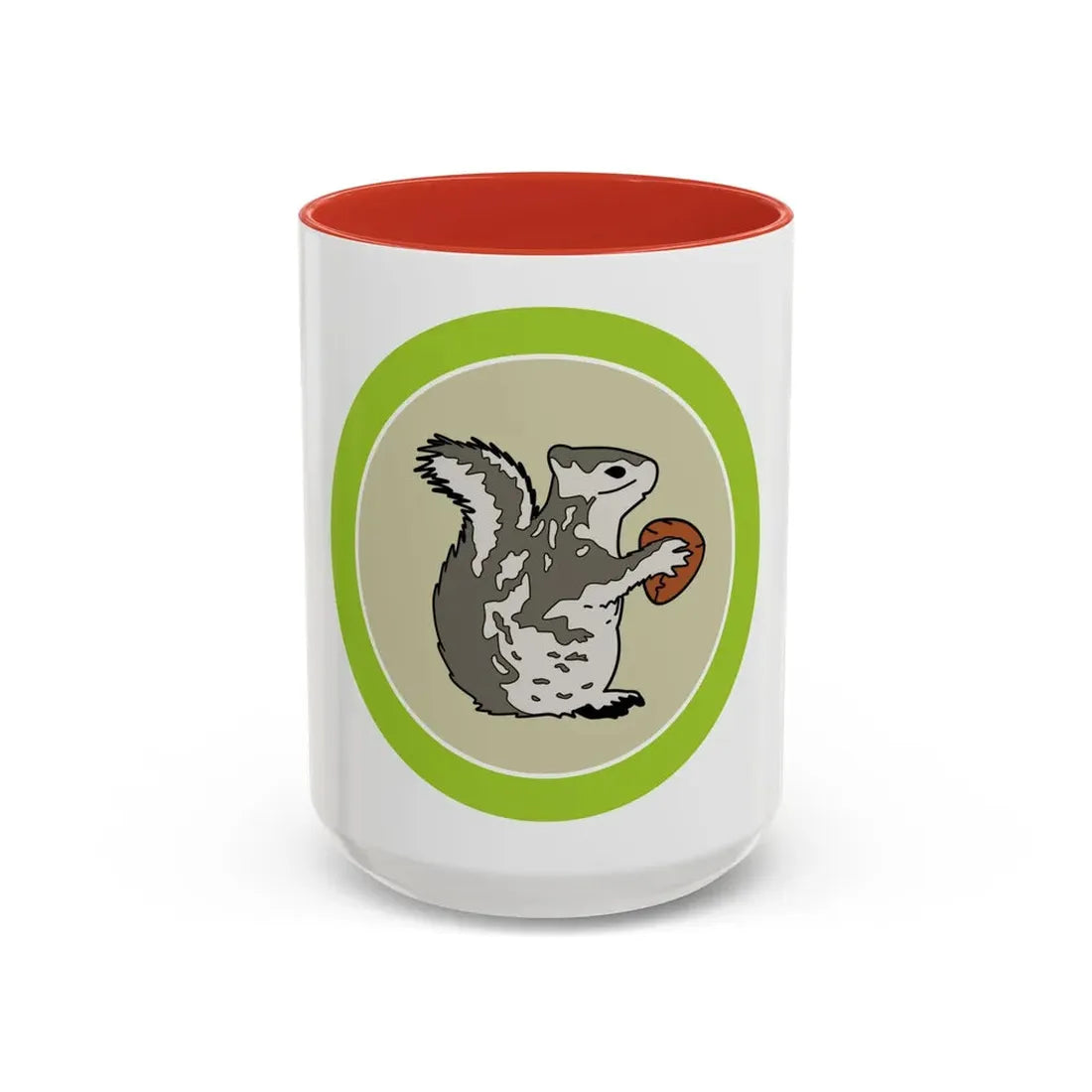 Mammal Study (Boy Scout Merit Badge) Accent Coffee Mug 15oz Red - Go Mug Yourself