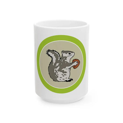 Mammal Study (Boy Scout Merit Badge) White Coffee Mug 15oz - Go Mug Yourself