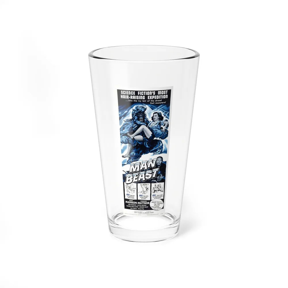 MAN BEAST (2) 1956 Movie Poster - Pint Glass 16oz-16oz-Go Mug Yourself