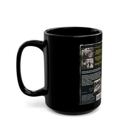 MAN BITES DOG (VHS COVER) - Black Coffee Mug-Go Mug Yourself