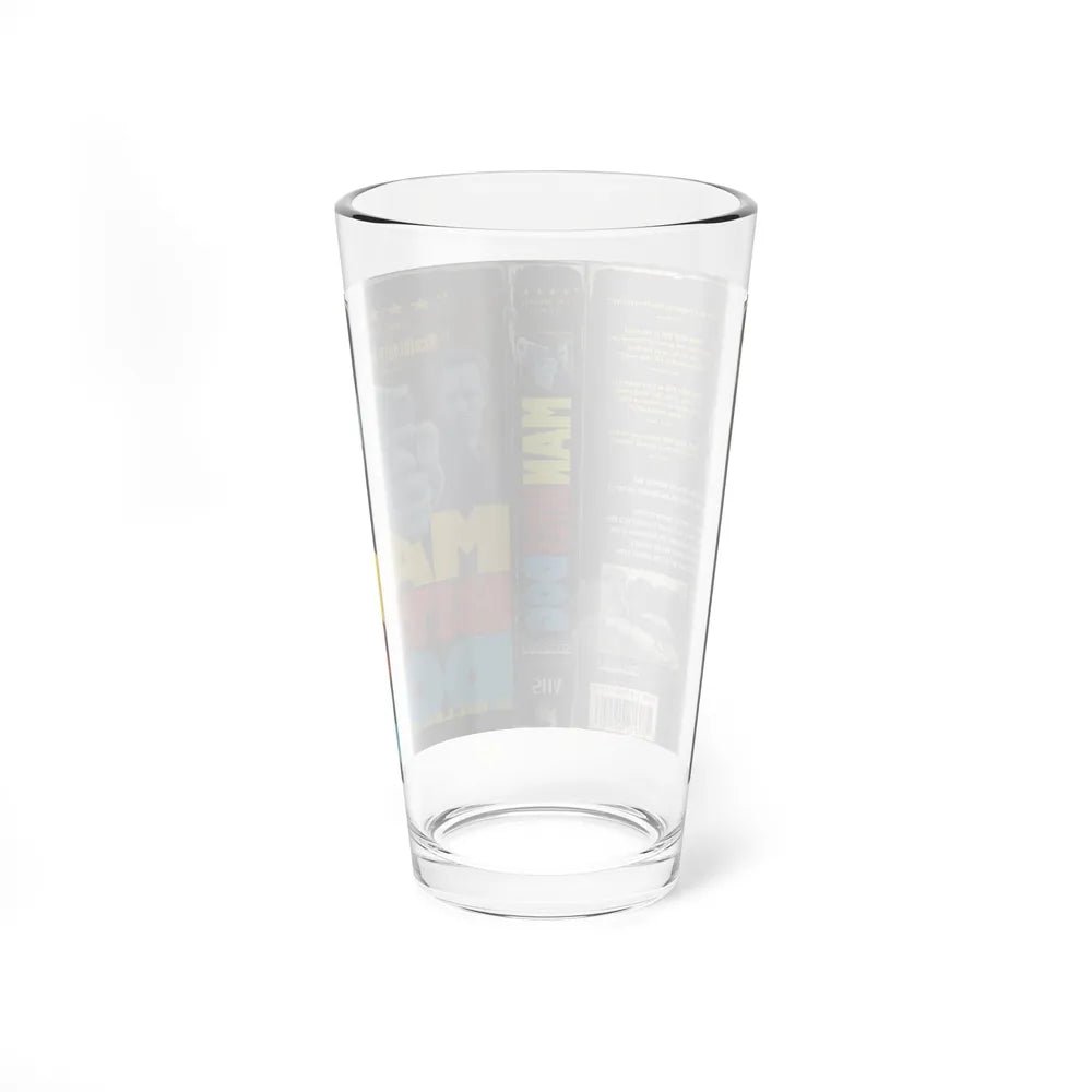 MAN BITES DOG (VHS COVER) Pint Glass 16oz - Go Mug Yourself