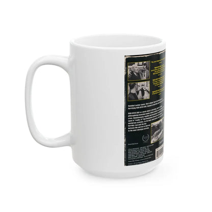 MAN BITES DOG (VHS COVER) - White Coffee Mug-Go Mug Yourself