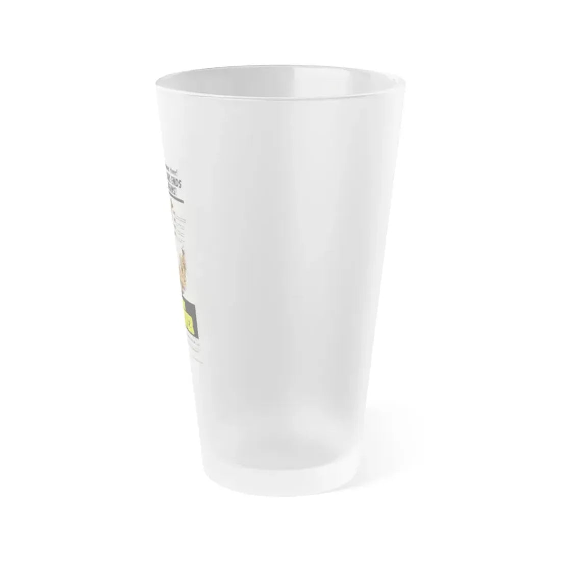 MAN FROM DEEP RIVER 1972 Movie Poster - Frosted Pint Glass 16oz - Go Mug Yourself