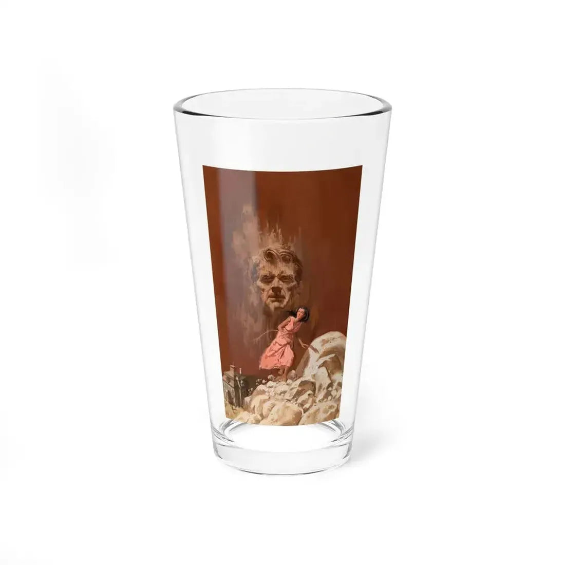 Man From Yesterday, Paperback Novel Cover (c. 1960s) - Pint Glass 16oz 16oz - Go Mug Yourself