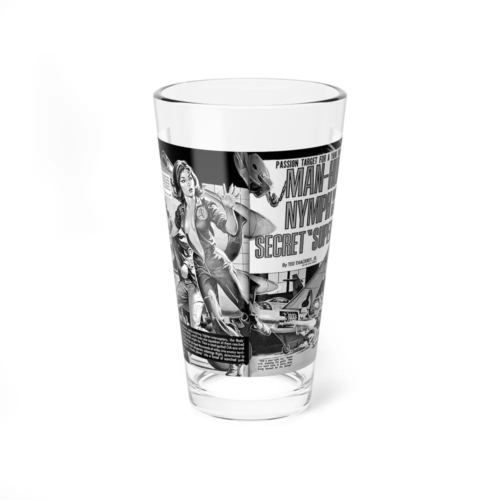 Man-Hungry Nymph ... Secret 'Super Mig' - Pint Glass 16oz-16oz-Go Mug Yourself