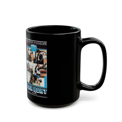 MAN HUNT (VHS COVER) - Black Coffee Mug-Go Mug Yourself