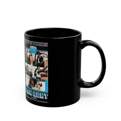 MAN HUNT (VHS COVER) - Black Coffee Mug-Go Mug Yourself