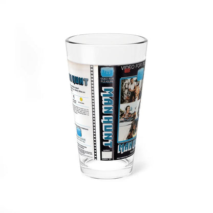 MAN HUNT (VHS COVER) Pint Glass 16oz 16oz - Go Mug Yourself
