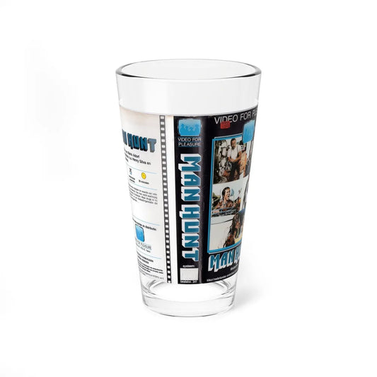 MAN HUNT (VHS COVER) Pint Glass 16oz 16oz - Go Mug Yourself