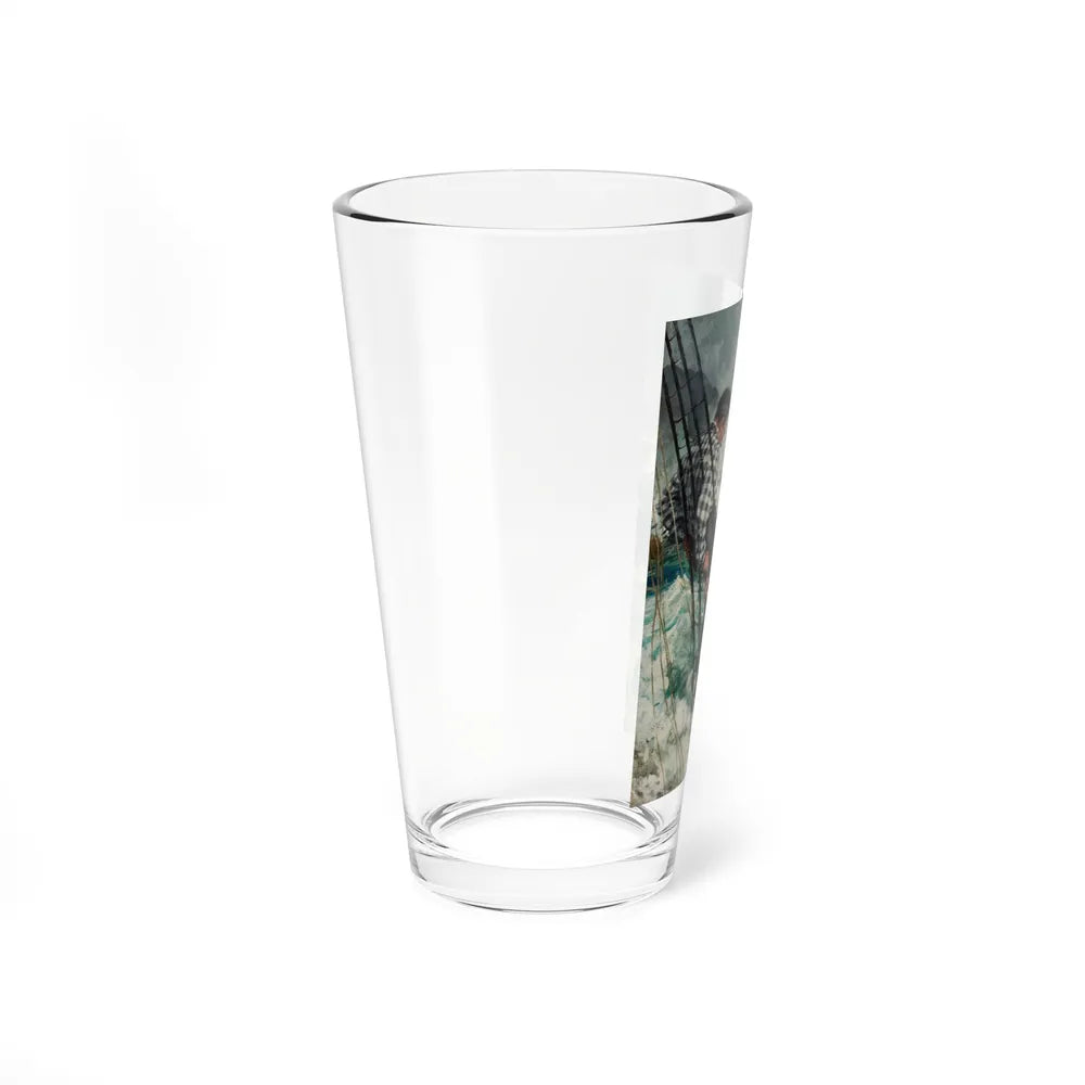 Man in Rigging, 1918 - Pint Glass 16oz-Go Mug Yourself