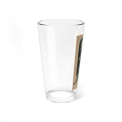 Man in Uniform at the Door, Harper's Bazaar interior illustration, October 1919 - Pint Glass 16oz - Go Mug Yourself