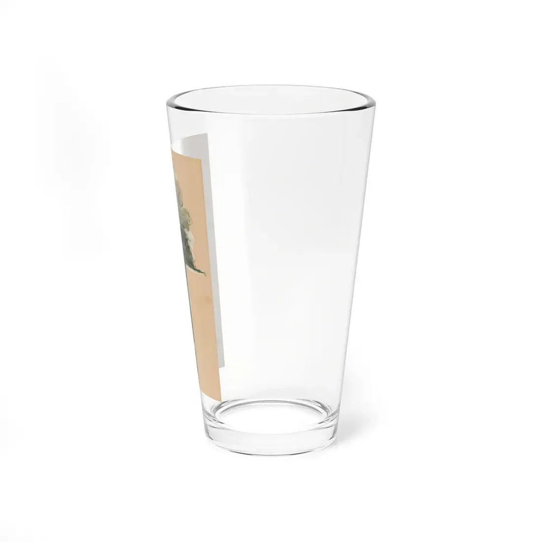 Man in Uniform at the Door, Harper's Bazaar interior illustration, October 1919 - Pint Glass 16oz - Go Mug Yourself