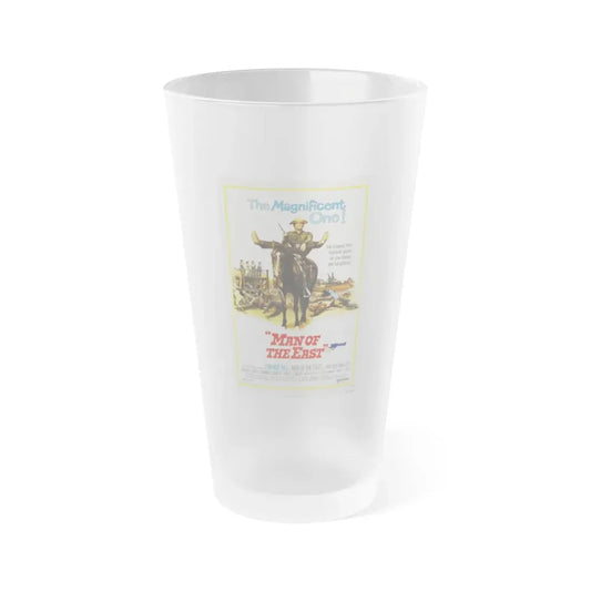 MAN OF THE EAST 1972 Movie Poster - Frosted Pint Glass 16oz Default Title - Go Mug Yourself