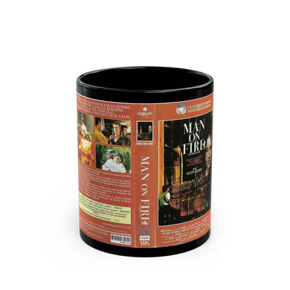 MAN ON FIRE (VHS COVER) - Black Coffee Mug 11oz - Go Mug Yourself