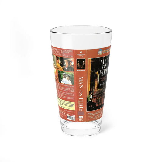 MAN ON FIRE (VHS COVER) Pint Glass 16oz 16oz - Go Mug Yourself