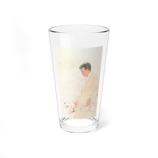 Man's Best Friend, probable postcard illustration - Pint Glass 16oz 16oz - Go Mug Yourself